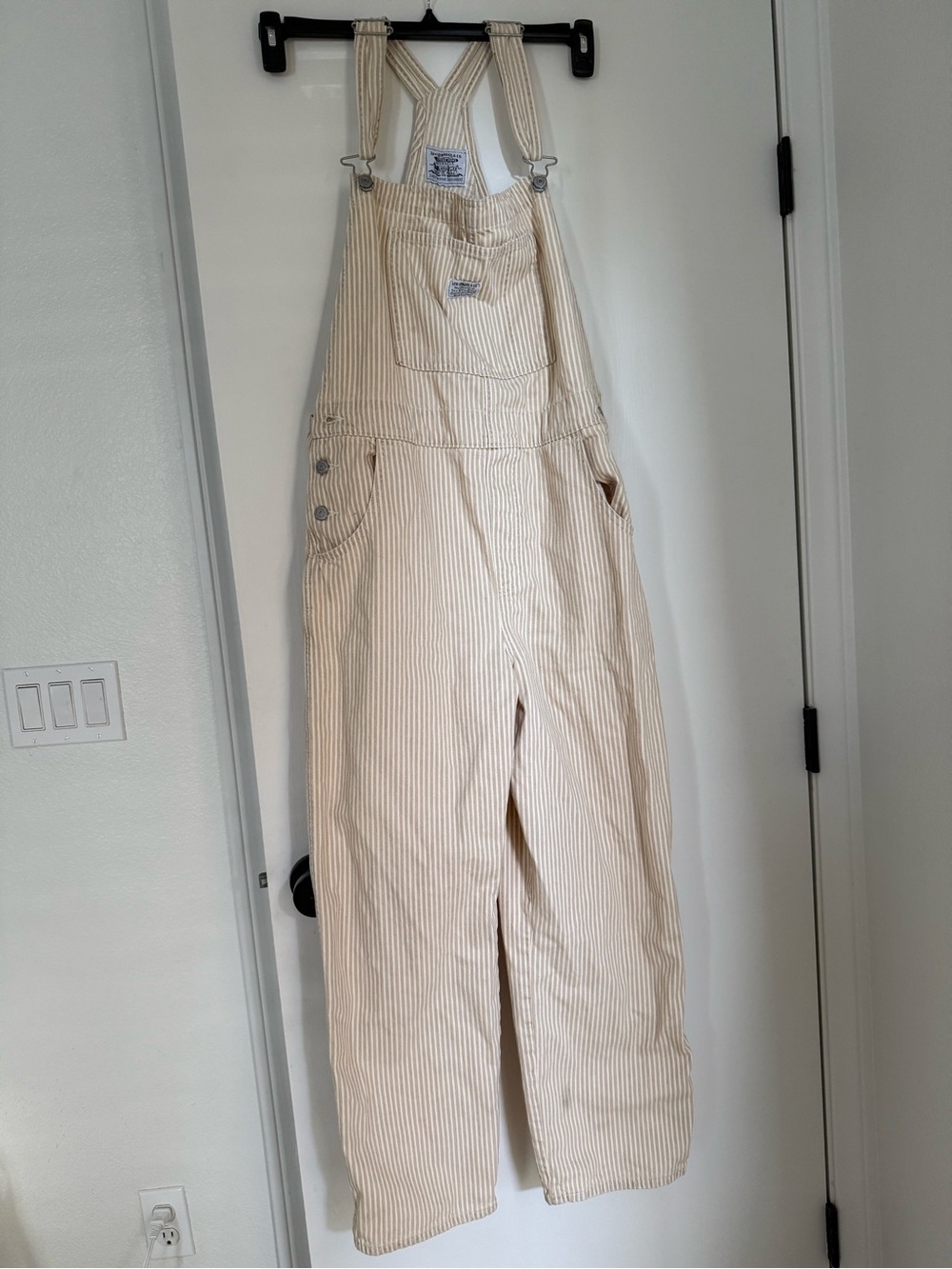 Levi’s Striped Overalls